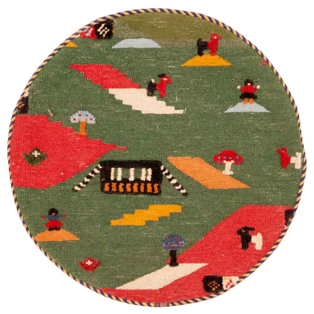 Persian Kilim Cushion Cover - Handwoven Hamid Model