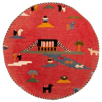 Persian Kilim Cushion Cover – Handwoven Ramoon Model