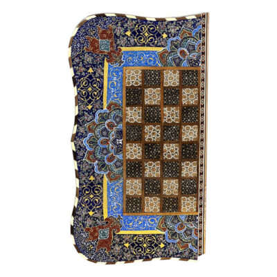 Persian Khatamkari Wood Chess Board Model Foad