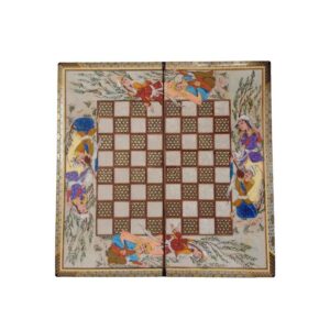 Persian Khatamkari Chess Board Model Leyli