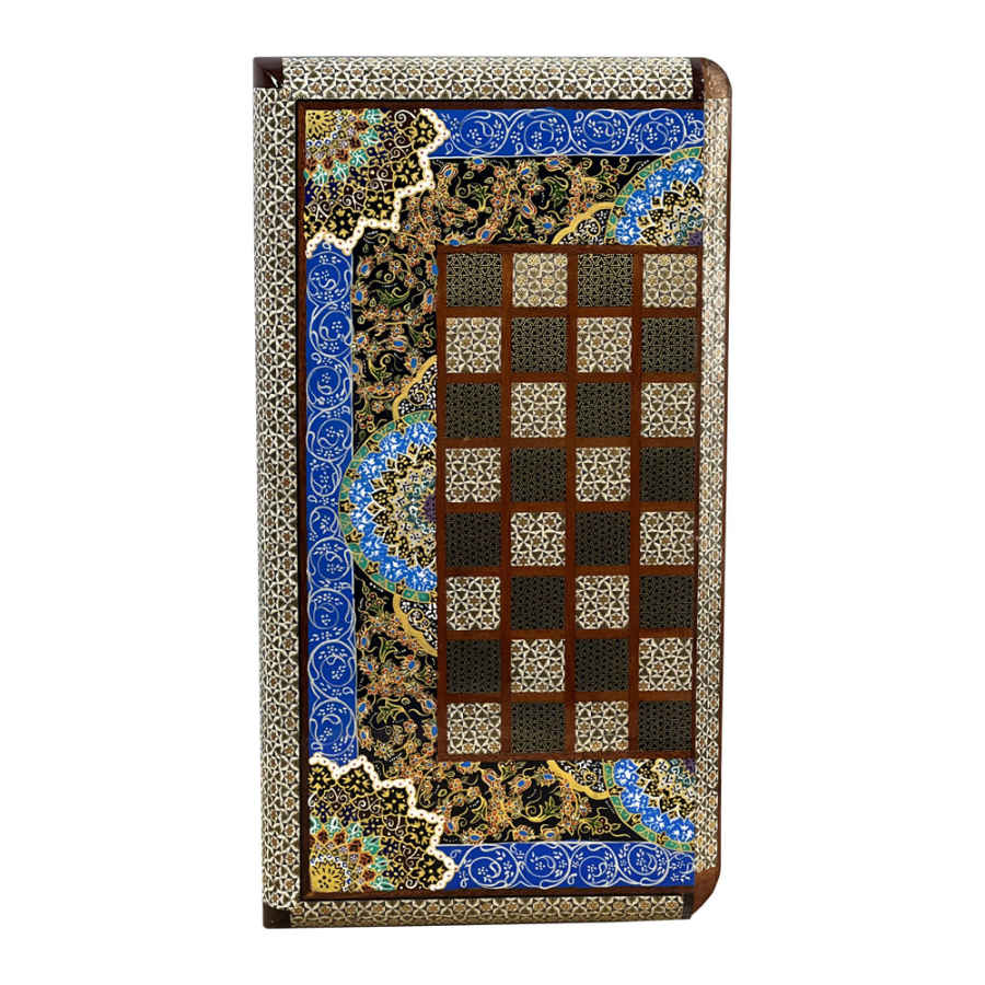 Persian Marquetry Chess Board Model Roya
