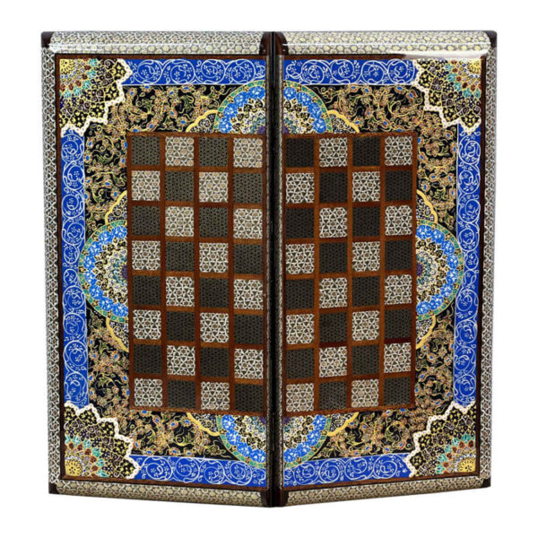 Persian Marquetry Chess Board Model Roya