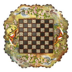 Persian Khatamkari Chess Board Model Tasheir