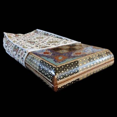 Persian Marquetry Chess Board Tazhib