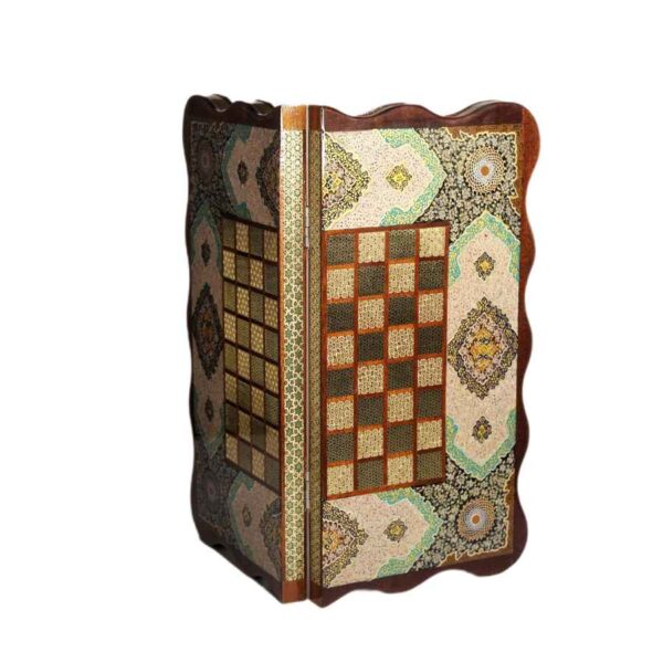 Persian Marquetry Chess Board Model Wood