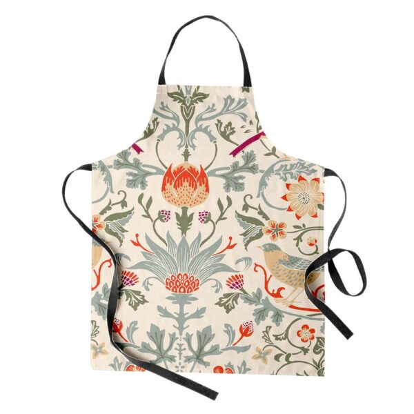 Persian Linen Kitchen Apron Model Elaheh