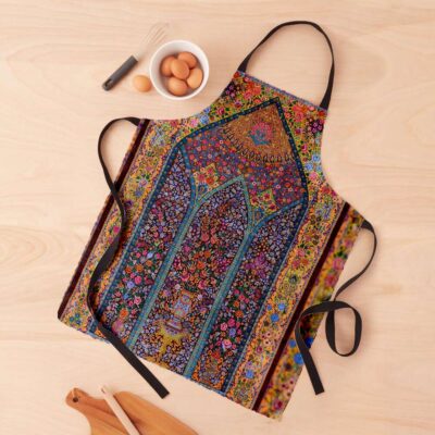 Persian Linen Kitchen Apron Model Ghaliche