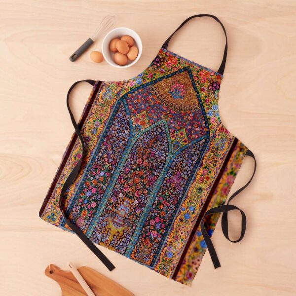 Persian Linen Kitchen Apron Model Ghaliche ShopiPersia