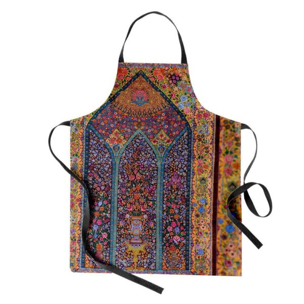 Persian Linen Kitchen Apron Model Ghaliche