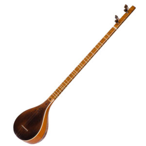 Persian Mafakheri Setar Instrument Model Burned