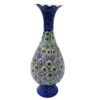 Decorative Copper Vase Hand-Painted with Persian Minakari Enamel Fasa