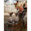 Decorative Copper Vase Hand-Painted with Persian Minakari Enamel Noghli