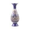 Decorative Copper Vase Hand-Painted with Persian Minakari Enamel Saye