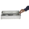 Set of Persian Mangal Portable Charcoal Grill - Stainless Steel & Skewers
