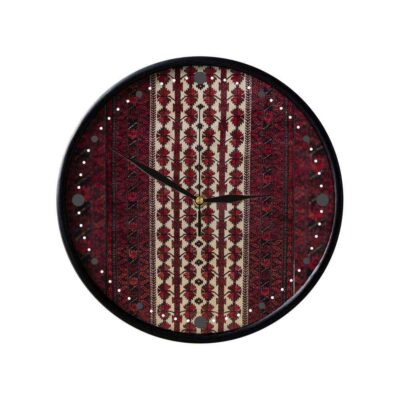 Persian-Inspired Analog Patterned Wall Clock – Baloch