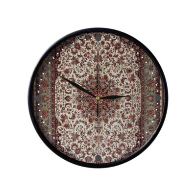 Persian-Inspired Analog Patterned Wall Clock – Bijar