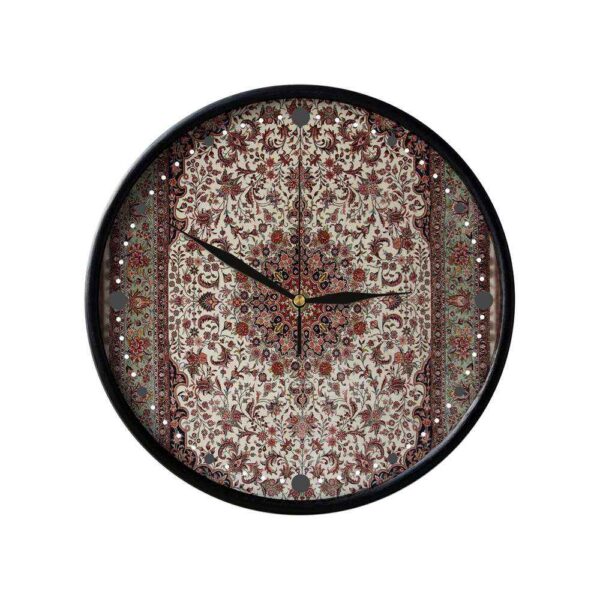 Persian-Inspired Analog Patterned Wall Clock - Bijar