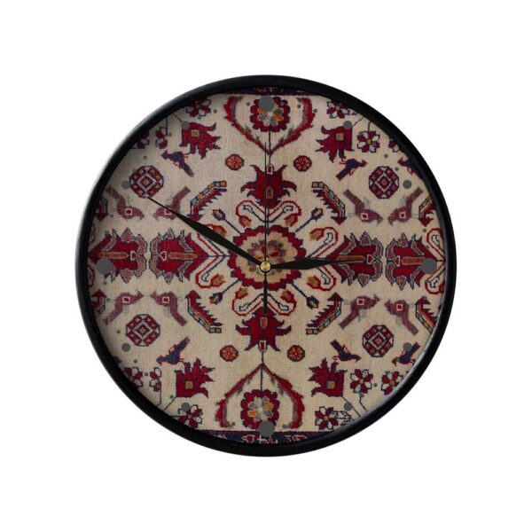 Persian-Inspired Analog Patterned Wall Clock - Dorsa
