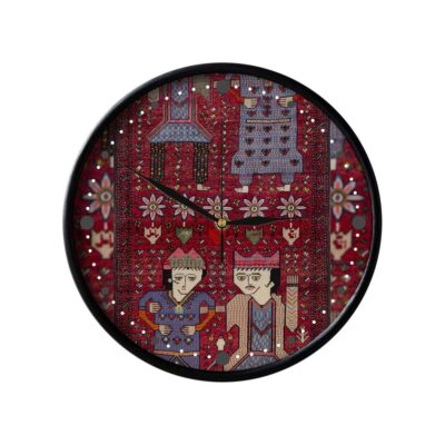 Persian-Inspired Analog Patterned Wall Clock – Eshgh