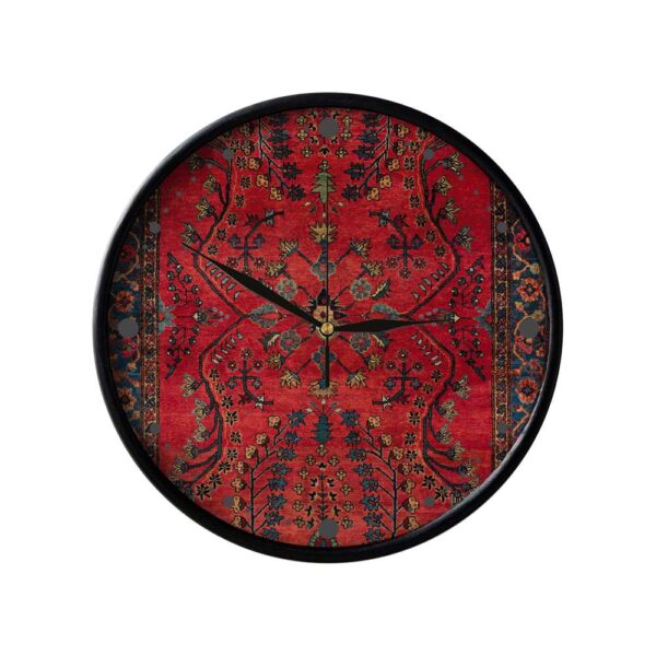 Persian-Inspired Analog Patterned Wall Clock - Farsh