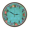 Persian-Inspired Analog Patterned Wall Clock - Firoozeh