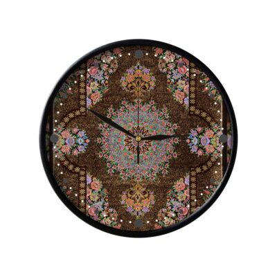 Persian-Inspired Analog Patterned Wall Clock – Ghali