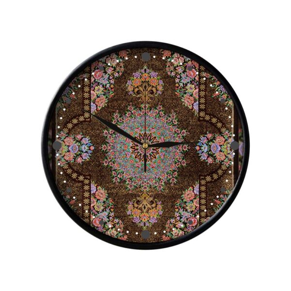 Persian-Inspired Analog Patterned Wall Clock - Ghali