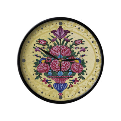 Persian-Inspired Analog Patterned Wall Clock – Hod Hod