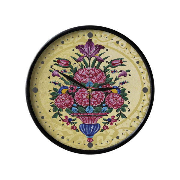 Persian-Inspired Analog Patterned Wall Clock - Hod Hod