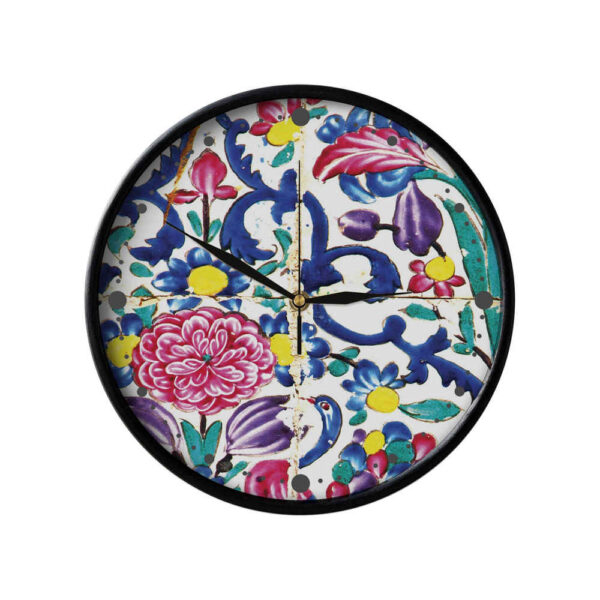Persian-Inspired Analog Patterned Wall Clock - Kaashi