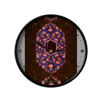 Persian-Inspired Analog Patterned Wall Clock – Khorma