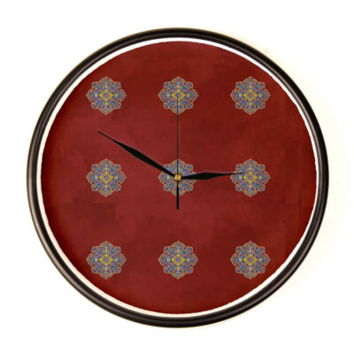 Persian-Inspired Analog Patterned Wall Clock – Melisa