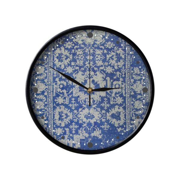 Persian-Inspired Analog Patterned Wall Clock - Modern