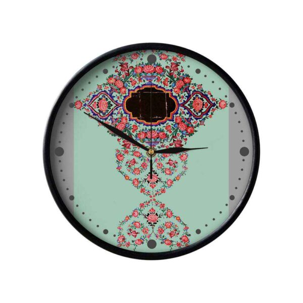 Persian-Inspired Analog Patterned Wall Clock - Nojavan