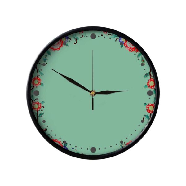 Persian-Inspired Analog Patterned Wall Clock - Taranom