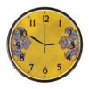 Persian-Inspired Analog Patterned Wall Clock - Tarsim