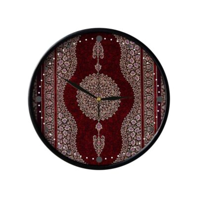 Persian-Inspired Analog Patterned Wall Clock – Toranj