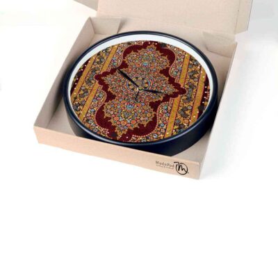Persian-Inspired Analog Patterned Wall Clock – Toreh