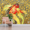 Persian Calligraphy Wallpaper Model Maahi for Modern Interiors