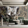 Persian Calligraphy Wallpaper Model Rafigh for Modern Interiors