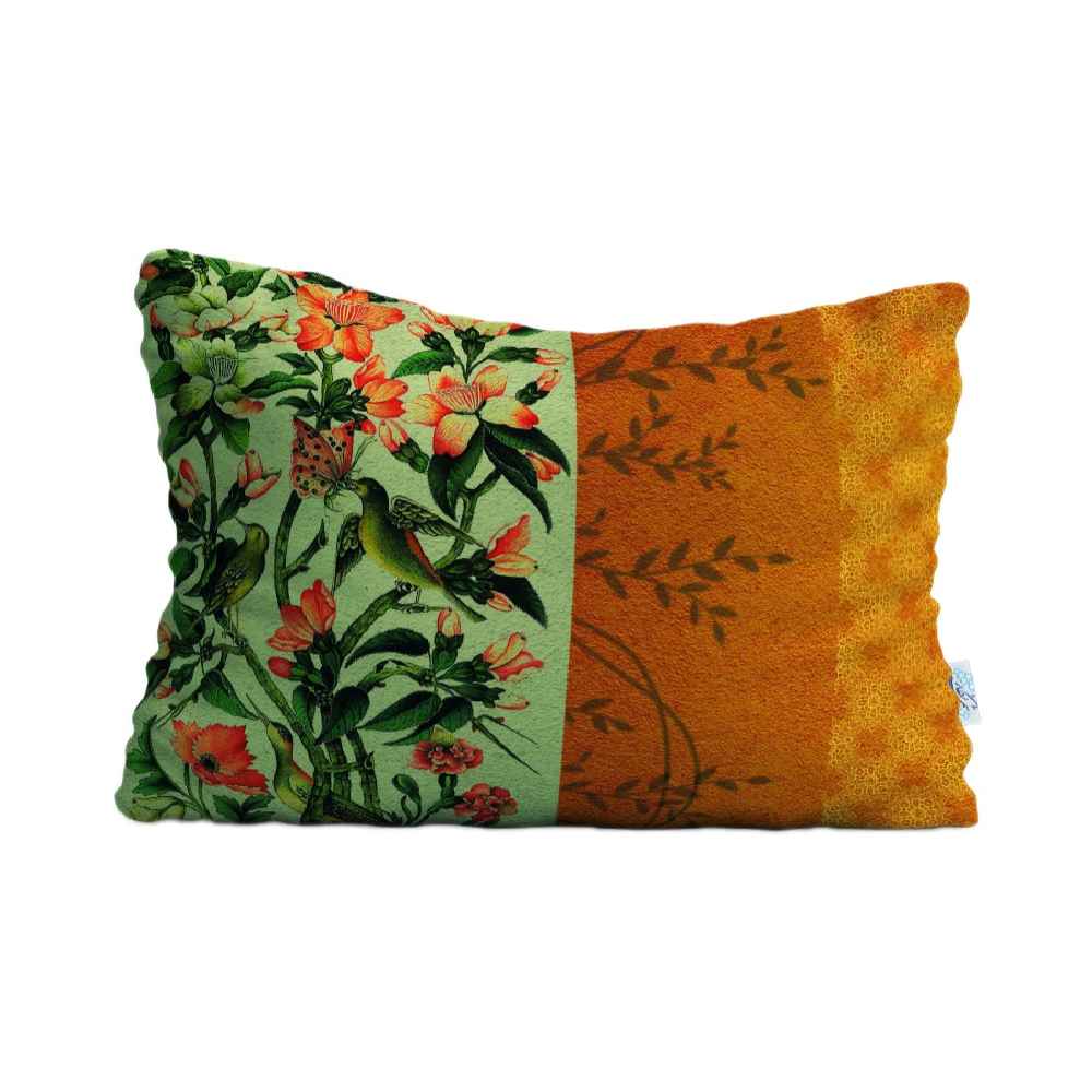 Restful Comfort Bed Pillow – Velvet Cover Inspired by Persian Art Model Bagh (2x)