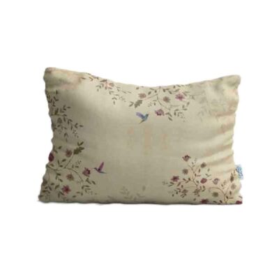 Restful Comfort Bed Pillow – Velvet Cover Model Birds (2x)