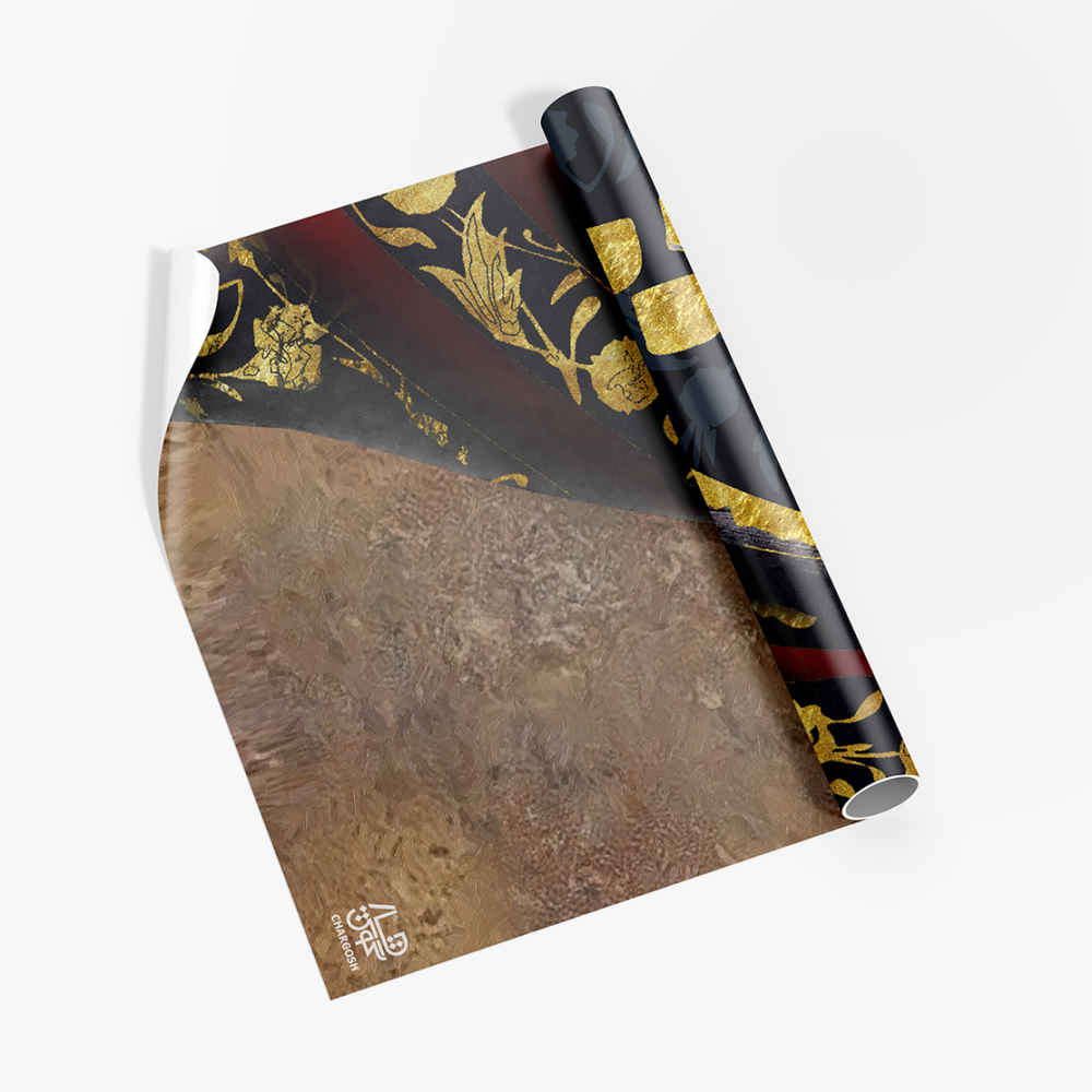 Persian Calligraphy Wallpaper Model Horse for Modern Interiors