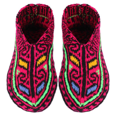 Azerbaijan Crochet Slippers for Women Acrylic fiber Knitted Ayta