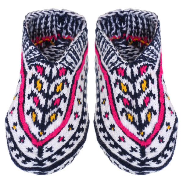 Azerbaijan Crochet Slippers for Women Acrylic fiber Knitted Dastbaf