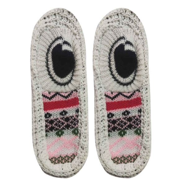 Crochet Slippers for Women Cotton Knitted Model Hengameh