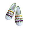 Crochet Slippers for Women Cotton Knitted Model Nelin