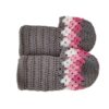 Crochet Slippers for Women Cotton Knitted Model Rosa