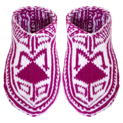 Azerbaijan Crochet Slippers for Women Acrylic fiber Knitted Sahar
