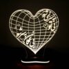 Persian 3D LED Night Light Love Quote Bi Hamegan